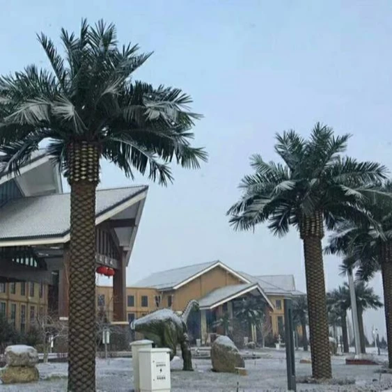 Искусственное пальмовое дерево из стекловолокна для наружной отделки