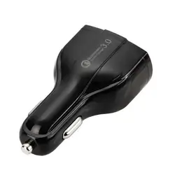 Qualcomm QC3.0 Quick Car Charger Type-c PD 3 Port Car USB Charger 3USB PD Type-C Fast Charging Adapter For Mobile Phone