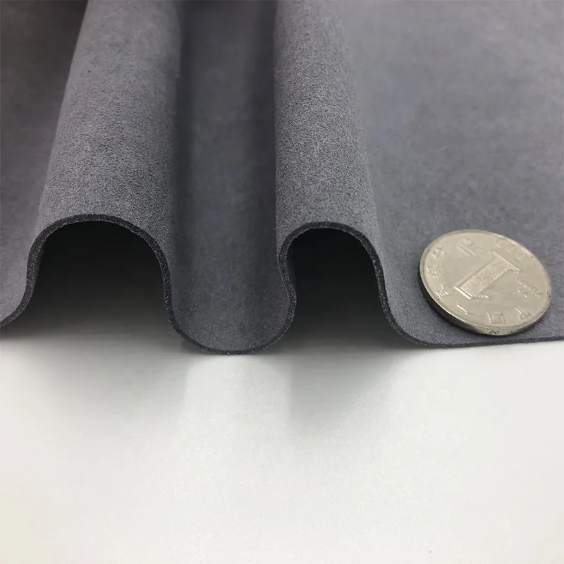 Микрофибра ограничения кожа высокого качества, ткань, имитирующая замшу, 100% полиэстер тканые гладкокрашеные OEKO-TEX Стандартный 100 уточная замша по индивидуальному заказу