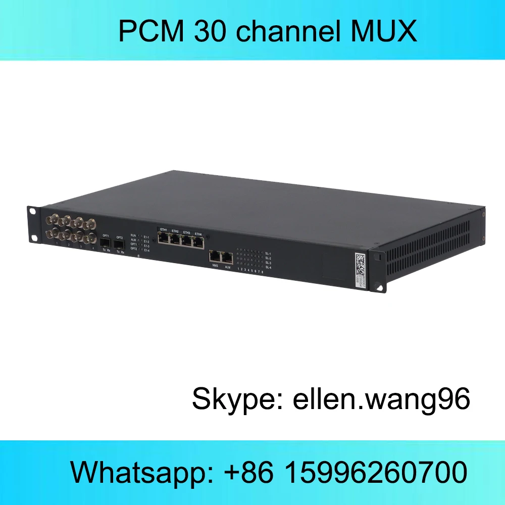 
8/16/30 port FXO/FXS, 4FE, 4E1 Voice Over fiber PCM Mux Equipment 