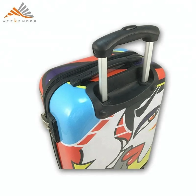 PC Film Carry-on & Sponge Weekender ABS + 210D Polyester Unisex any Color Polycarbonate Suitcase Personalized Luggage Bag
