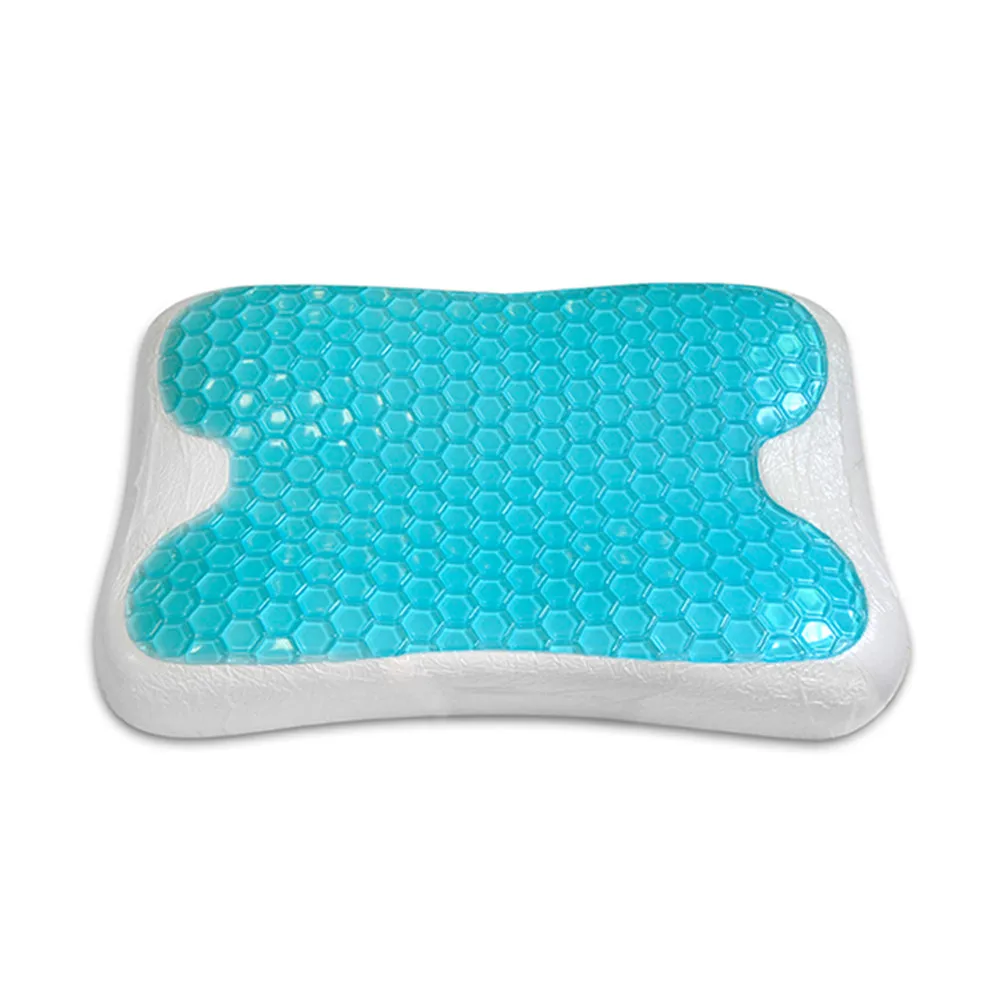 Premium Ventilation Comfort Micro Cool Gel Pad Memory Foam Pillows For Sleeping