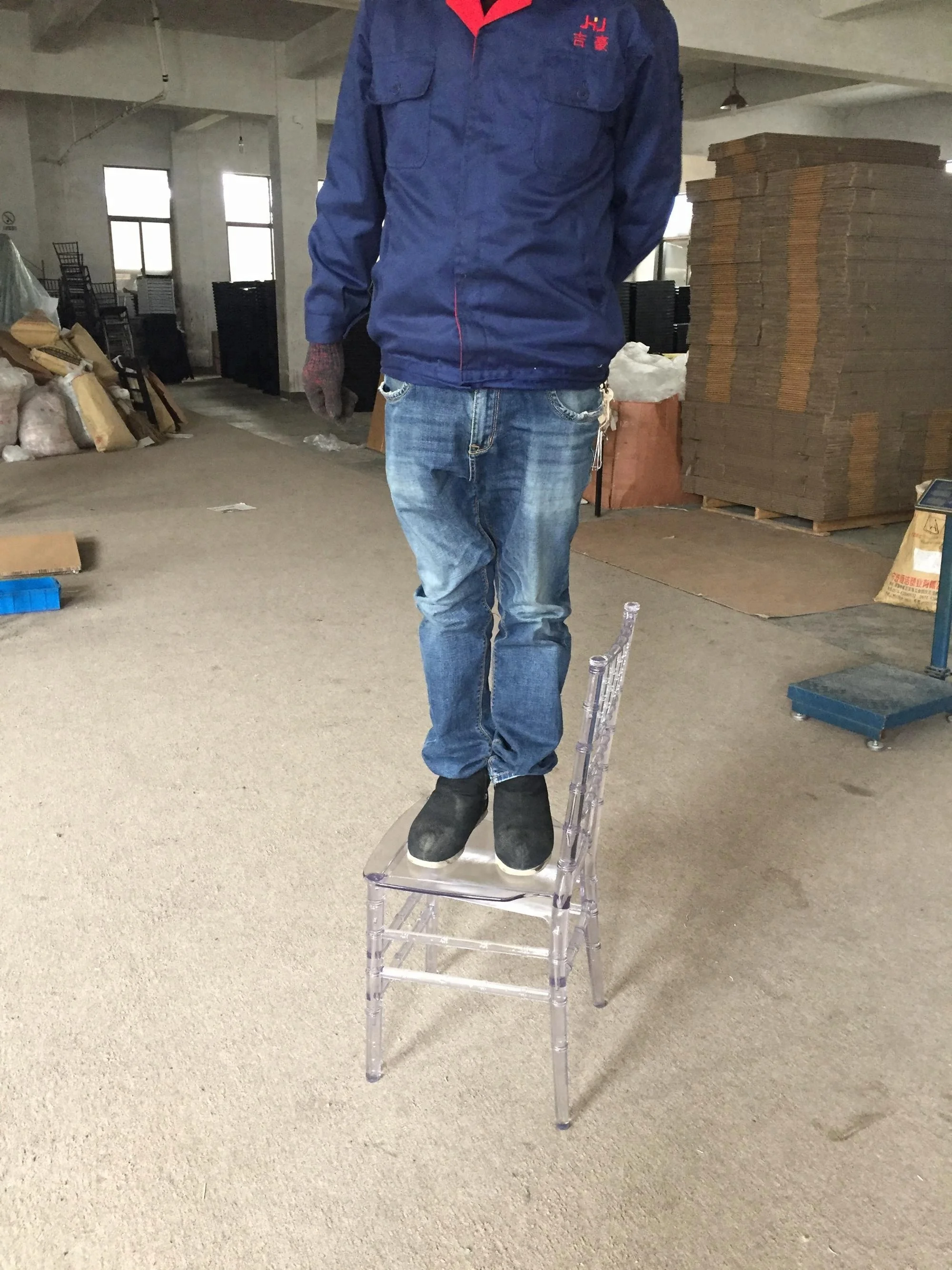 Hot Sale Wedding Plastic Crystal Chiavari tiffany Chair