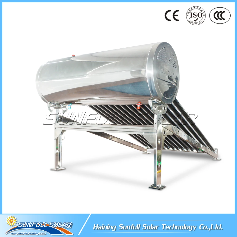 2019 New design 150L Sunfull solar water heater for sloping roof