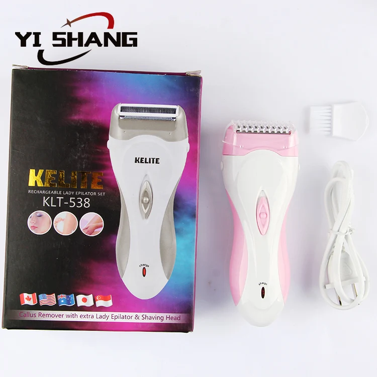 Home use pink women electric shaver body shaver