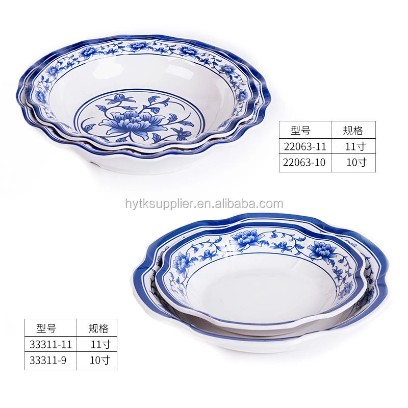 Wholesale melamine ware ceramic plate