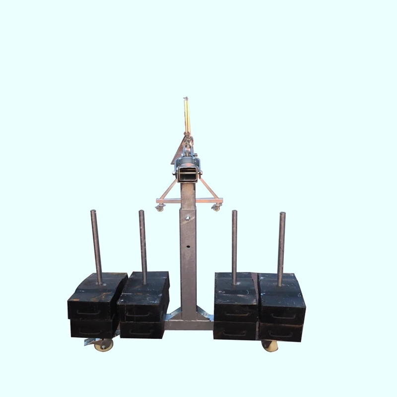 Electric lifting platform for construction of exterior walls of high-rise buildings