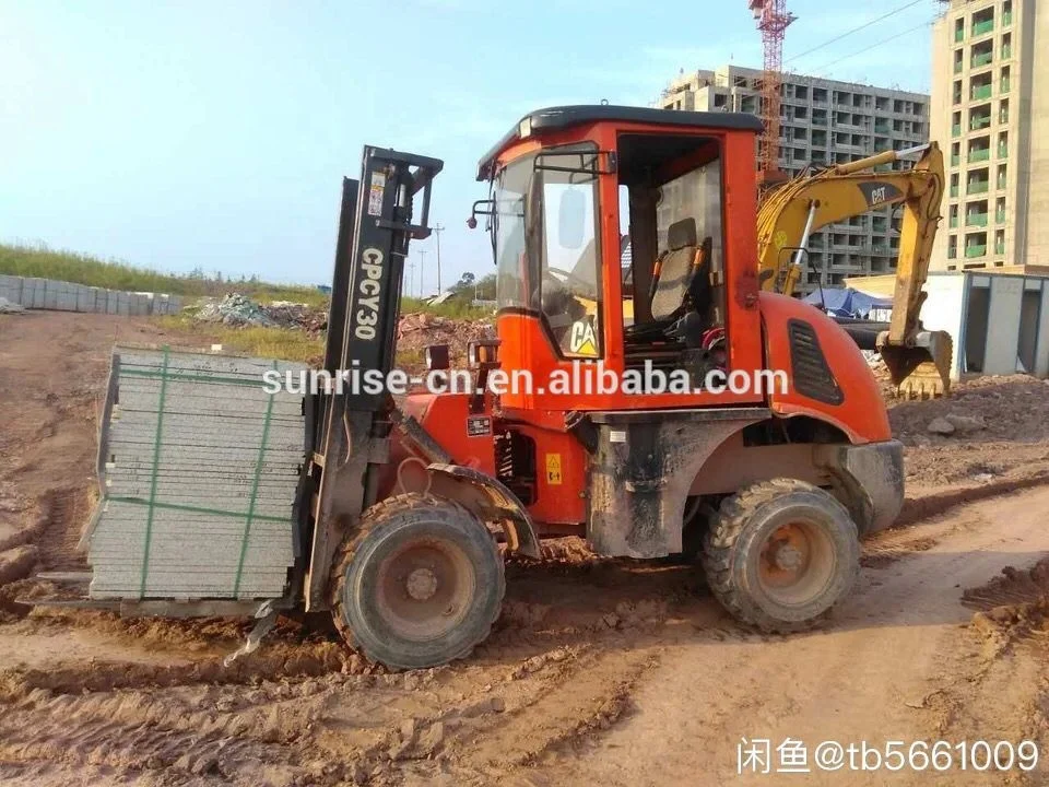  ISO9001 одобренные 3 года гарантии тонны 5 тонн 10 16 дизельный вилочный погрузчик для пересеченной местности с 2-х стадийной мачты