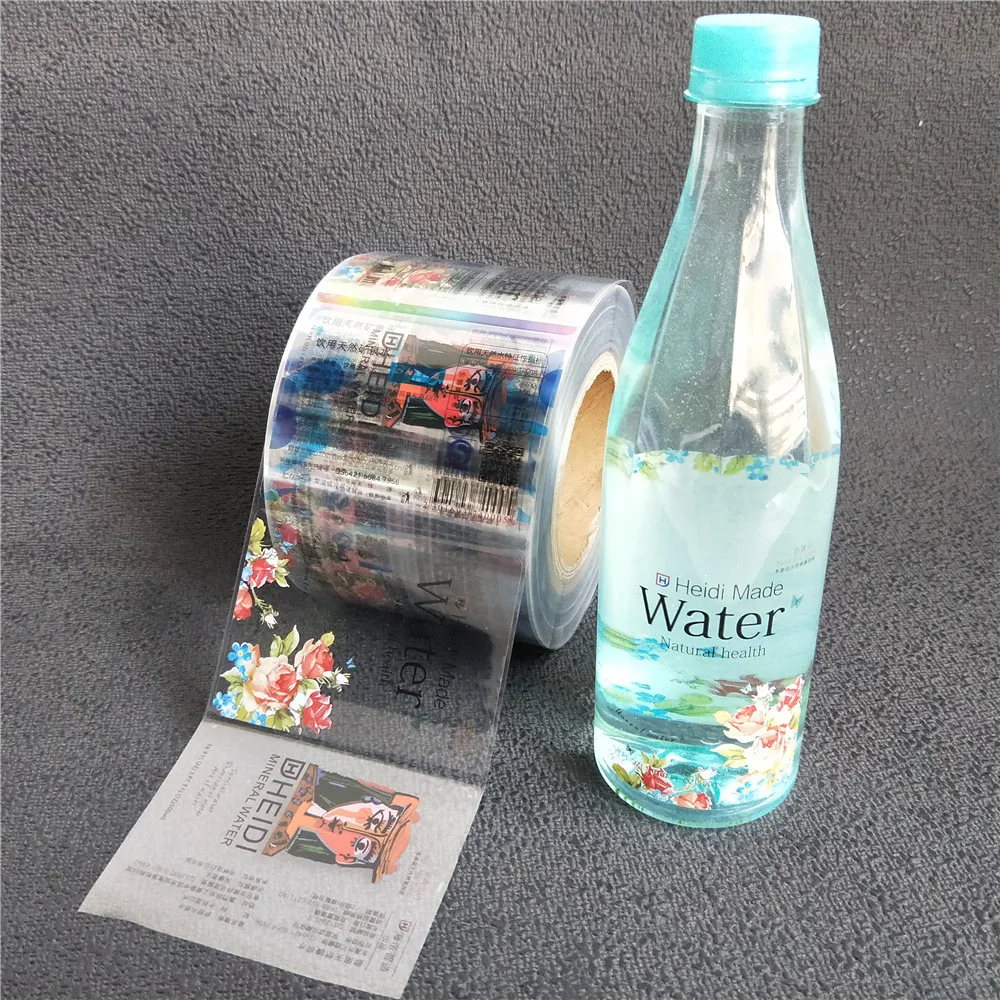 2023 new Factory Custom Transparent PE Vinyl Clear Stickers For Drinking Bottle Packaging Bottle  Labels