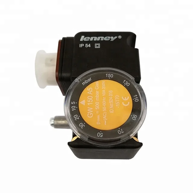 Gas air control pressure switch for detection