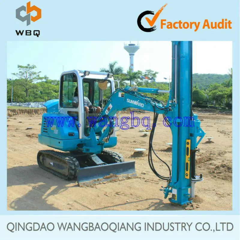 High Efficient SWDL 600 Ground Screw Piling Machine for Foundation Construction