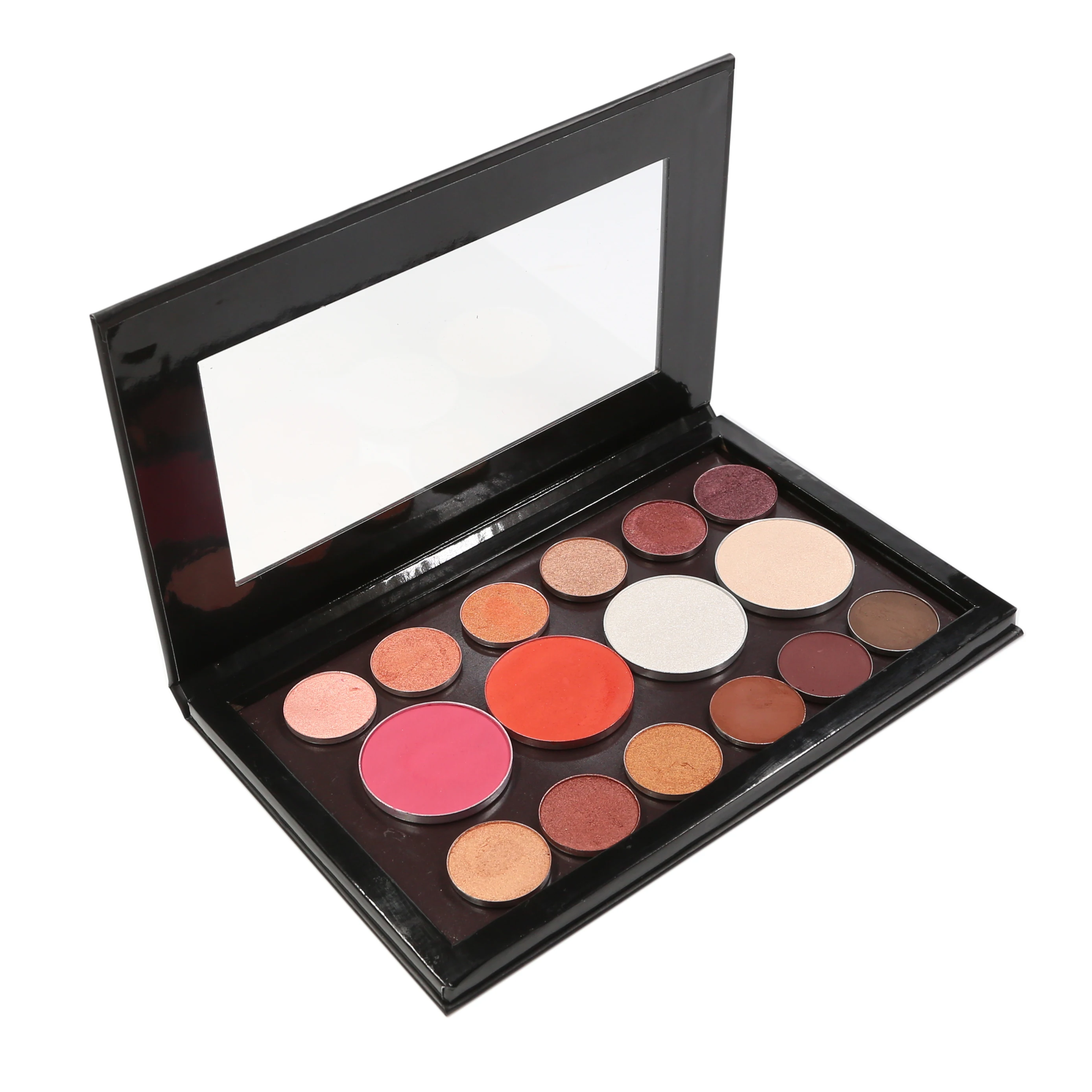 Private Label Waterproof Eyeshadow Palette High Quality Vegan Magnetic Makeup Palette with Matte Pigments for All Skin Tones