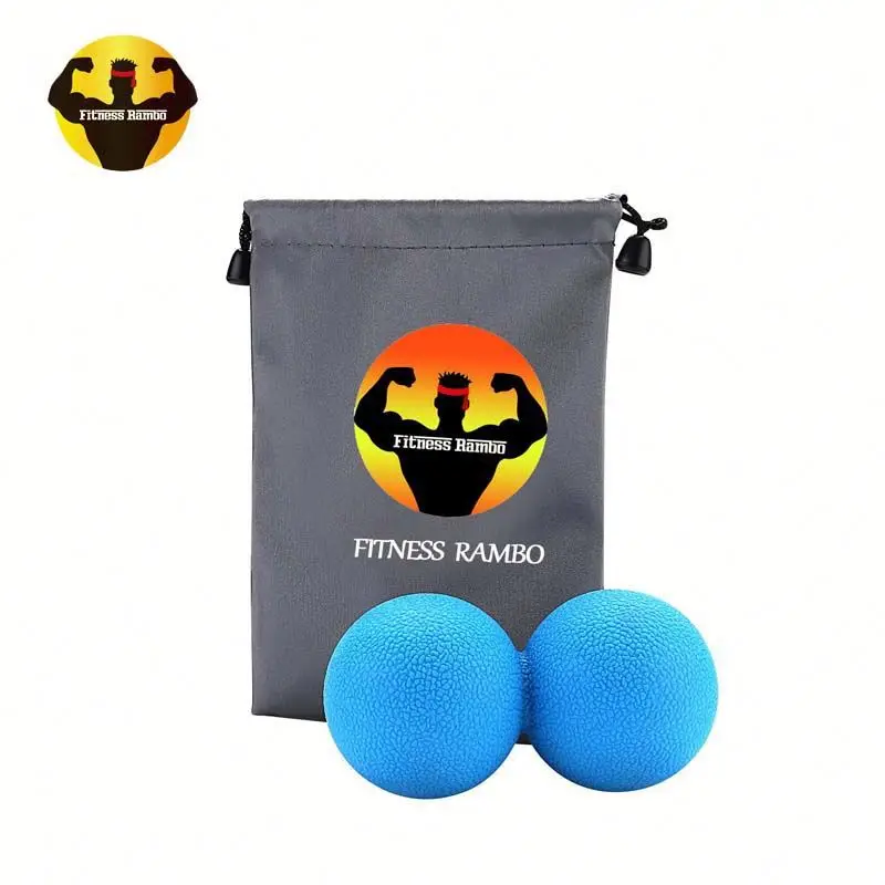 RAMBO Chinese Sports Factory Wholesale Extra Firm Colorful Peanut Massage Ball