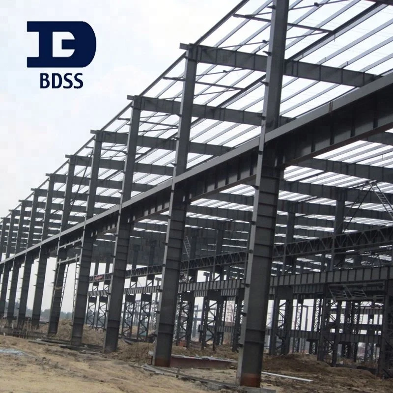 
ISO Certified Prefab Steel Structure Workshop Warehouse Construction 