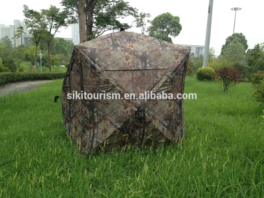 
Brickhouse Ground Hunting Blind in xx Hub Style Pop Up Hunting camo tent 