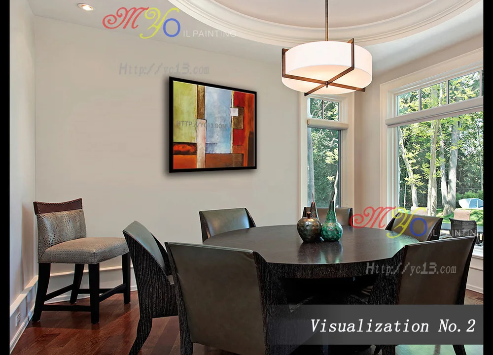 50% off Existing samples custom oversize art picture abstract Artwork modern flower oil painting on canvas