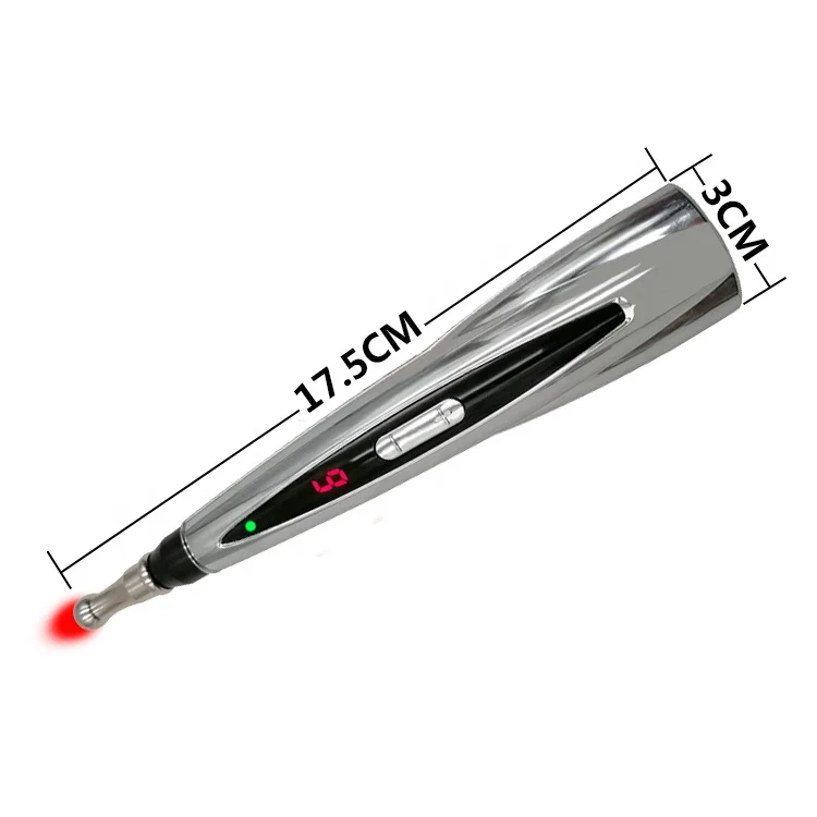 USB Rechargeable Acupuncture Meridian Point Pen Automatic Find Acupressure Therapy Massage Pen