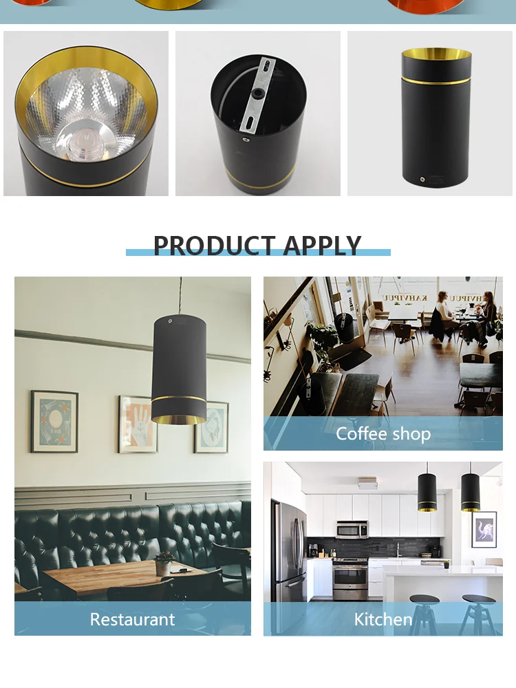 E27 G10 G9 Surface Mounted LED Downlight Housing Indoor Dimmable Round LED Spotlight Fixture Downlight