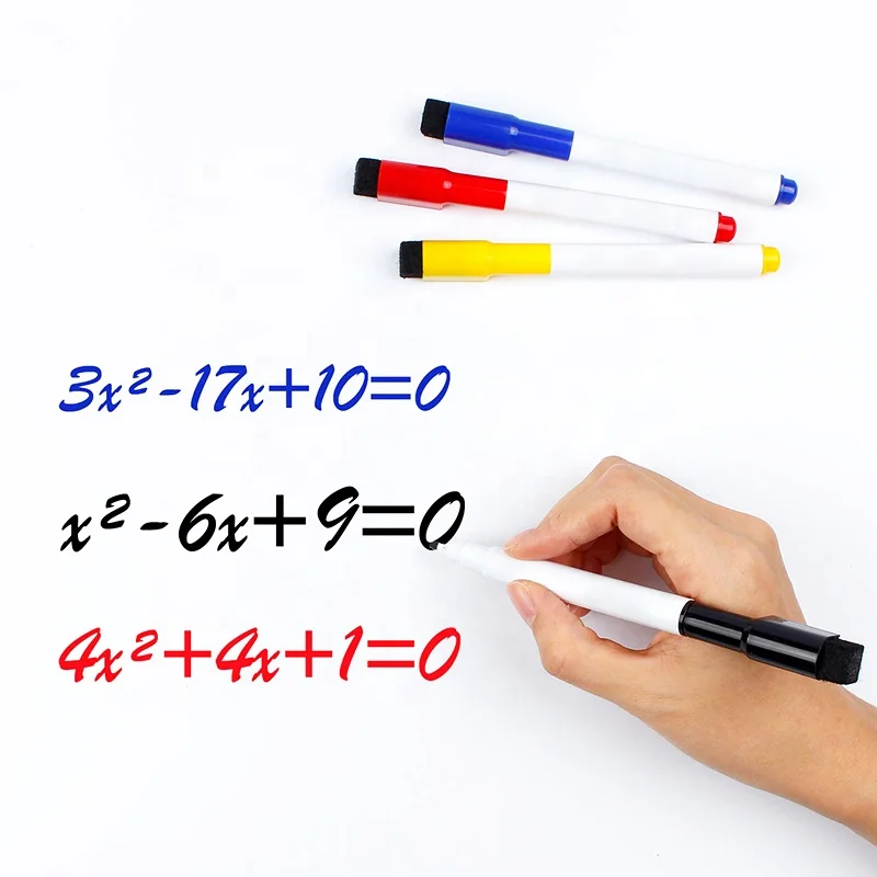 
6 Assorted colors magnetic dry erase whiteboard marker pen 