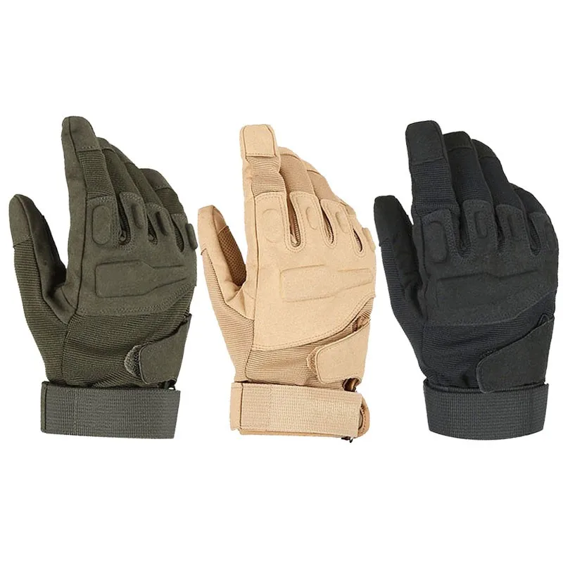Full Finger Tactical Military Airsoft Police Anti Riot Outdoor Sports Protective Gloves