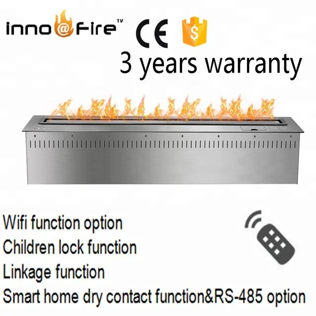 inno fire 36 inch intelligent stainless steel controller ethanol fireplace