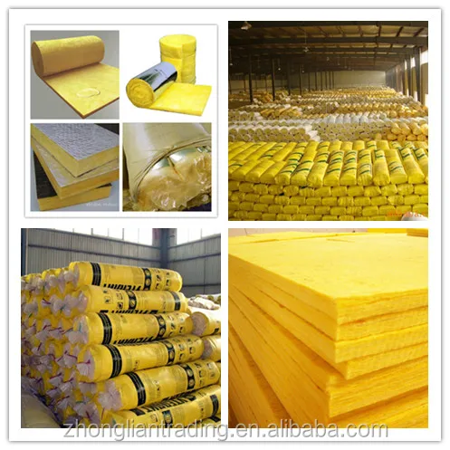 Heat Insulation Roofing Materials Sound Isolation Glass Wool