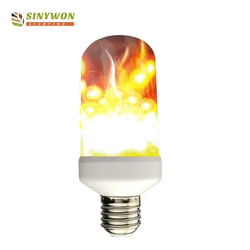 Garden Decorative 5W Fire Light 12V Solar Led Flickering Silk Candle Flame Effect Led Flame Bulb Light