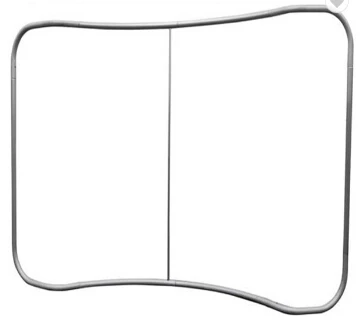 NO.1 10ft custom logo printed advertising stretch tension fabric roll pop up wall trade show backdrop display banner stands