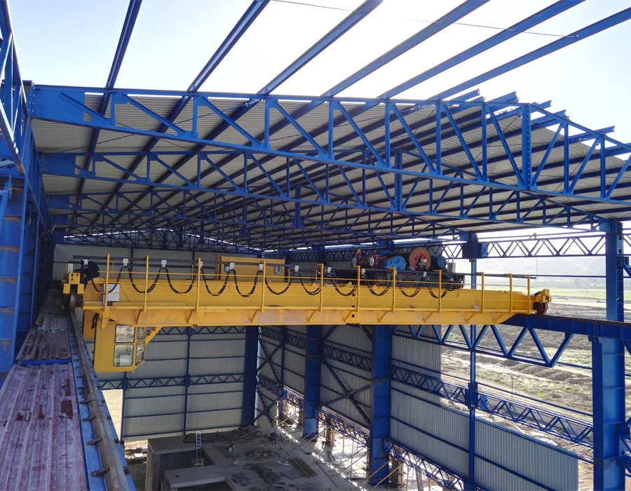 LH electric hoist overhead travelling crane