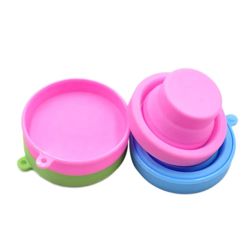 Medical Women Silicone Menstrual Foldable Sterilizer Collapsible Cup Easy to Carry Out Travel Drinking Water Cup Menstrual Cup