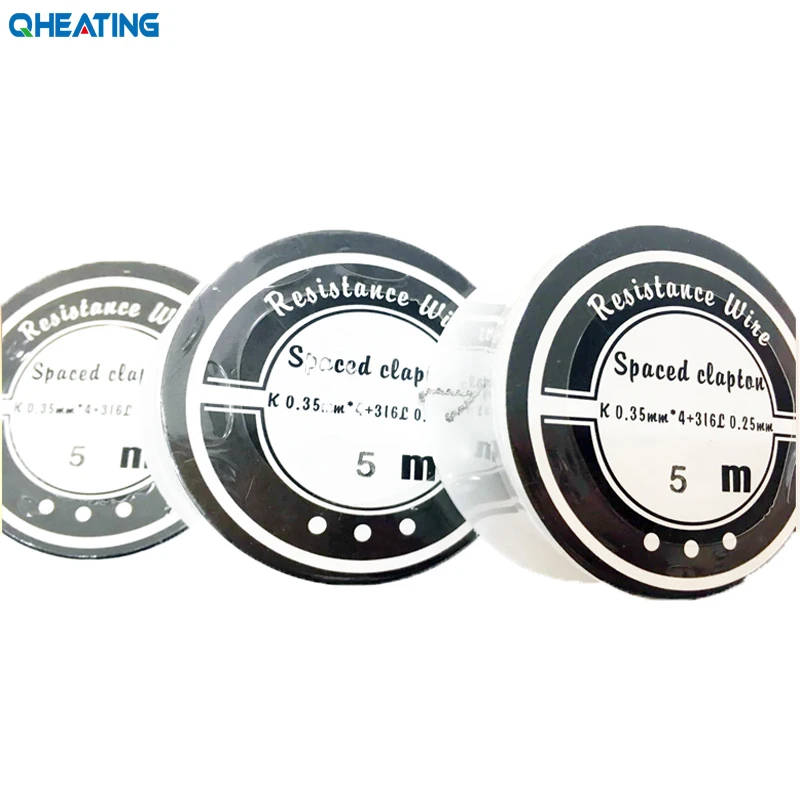 Exotic staggered fused/Spaced clapton/Tsuka/Tri-twisted Clapton/Framed/Alien V2 Clapton Coil wire