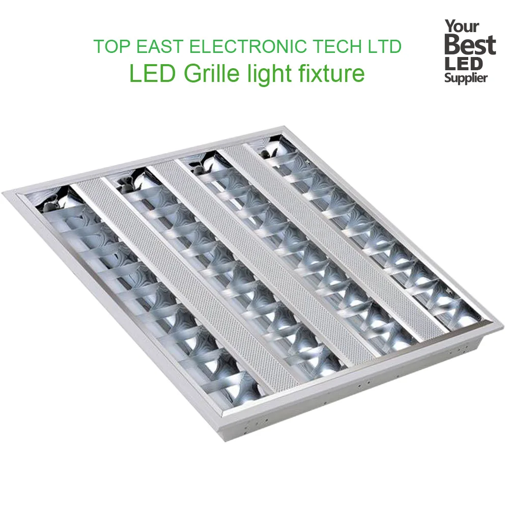T5 LED Office grille light fixture 4 tubes T5 louver light fittings with 3 years warranty
