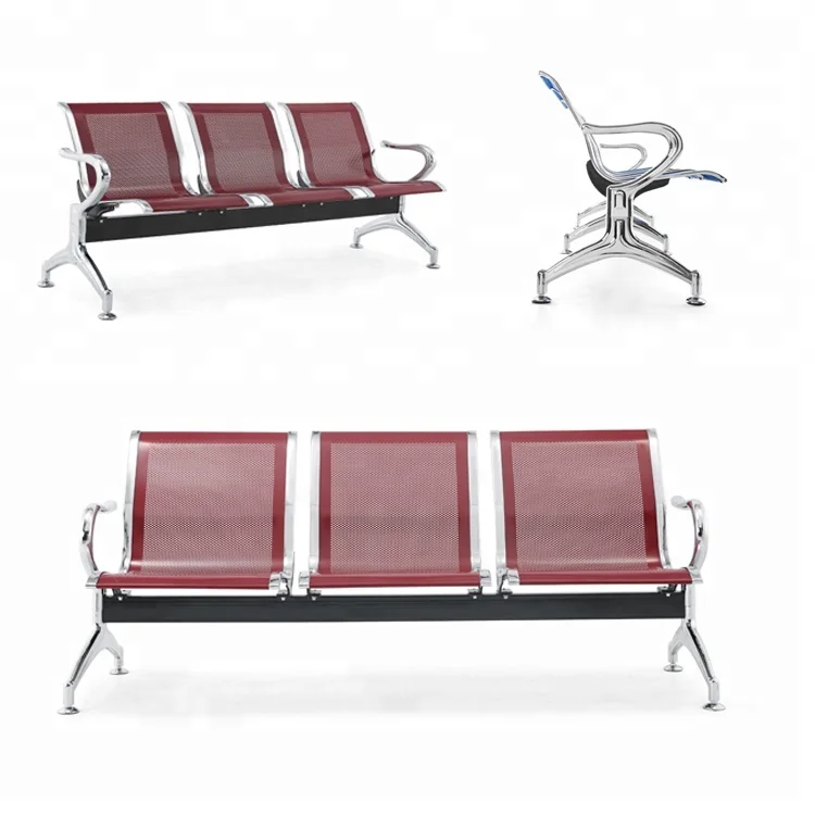 Oshujian gang chair waiting bench public hairdressing waiting chair SJ8201