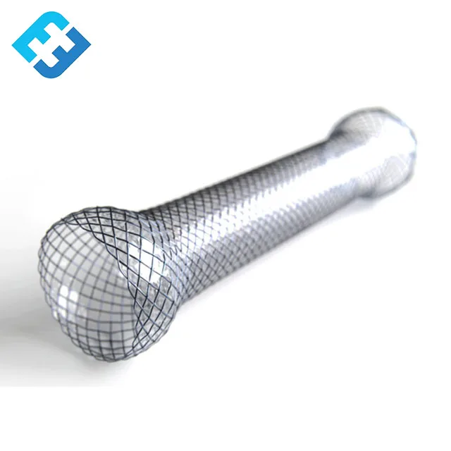 High Quality Placing Stent Covered Segmented Self-Expandable Ni-Ti Alloy OTW Esophageal Stent