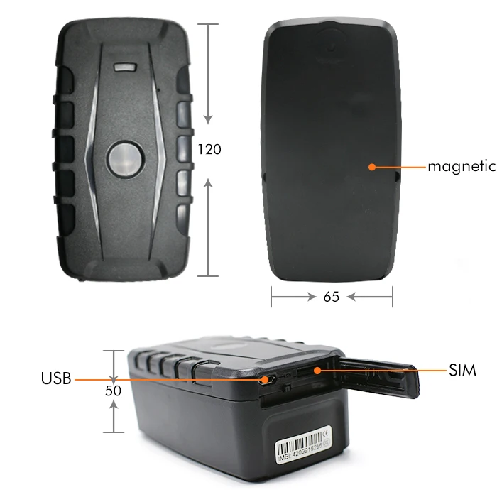  LK209C-3G GPS-трекер 20000 мАч в режиме ожидания 240 дней с помощью одной зарядки реального