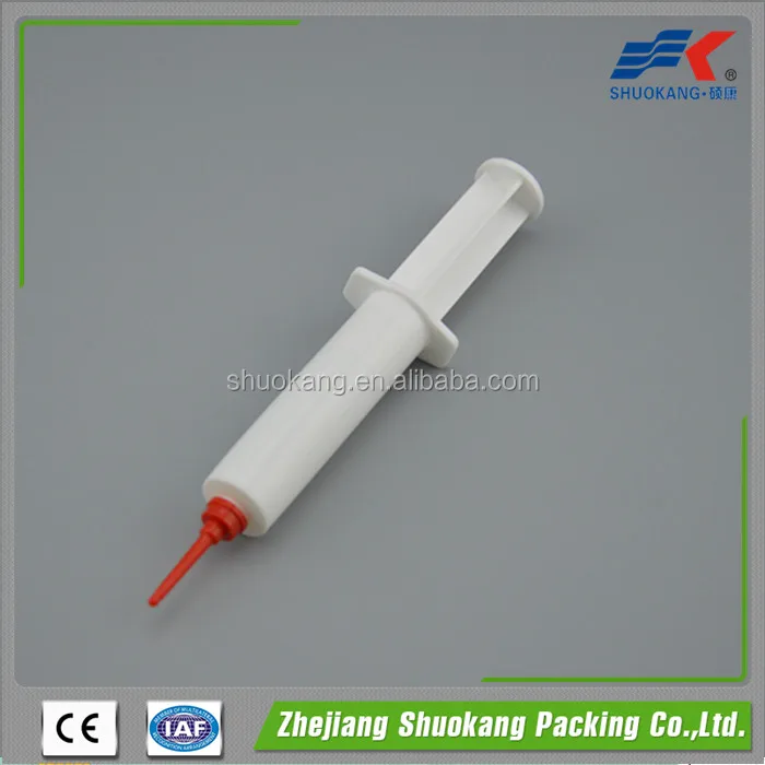 Пластиковый шприц для ветеринарной пасты, 10 мл