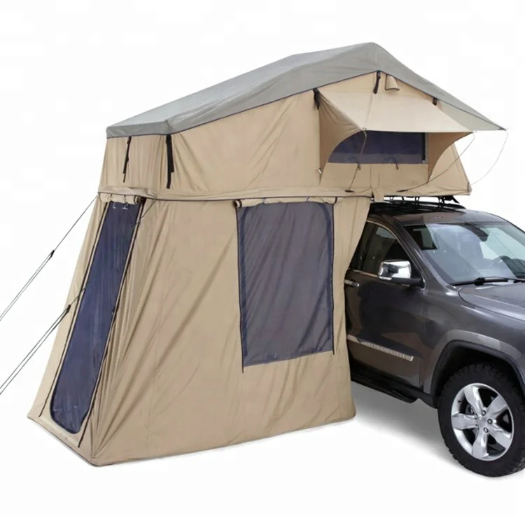 420D Polyester Oxford Arb Roof Top Tent  Roof Tent For 2 Person Camping Roof Top Tent Soft Shell