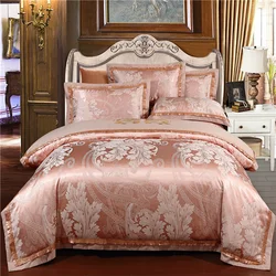 High Quality 100% Cotton and Satin Jacquard Polyester Fabric Adult Sexy Royal Wholesale Home Wedding Bedding Set