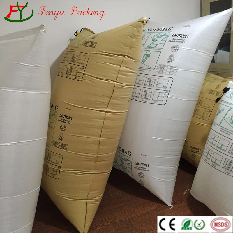 Container use cargo Inflatable Air cargo dunnage bags Safety anti-collision air bag Compression air bag