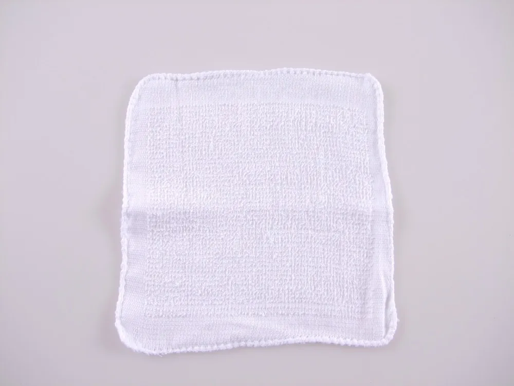 white color cotton aviation towel, airline towel, disposable face cloth