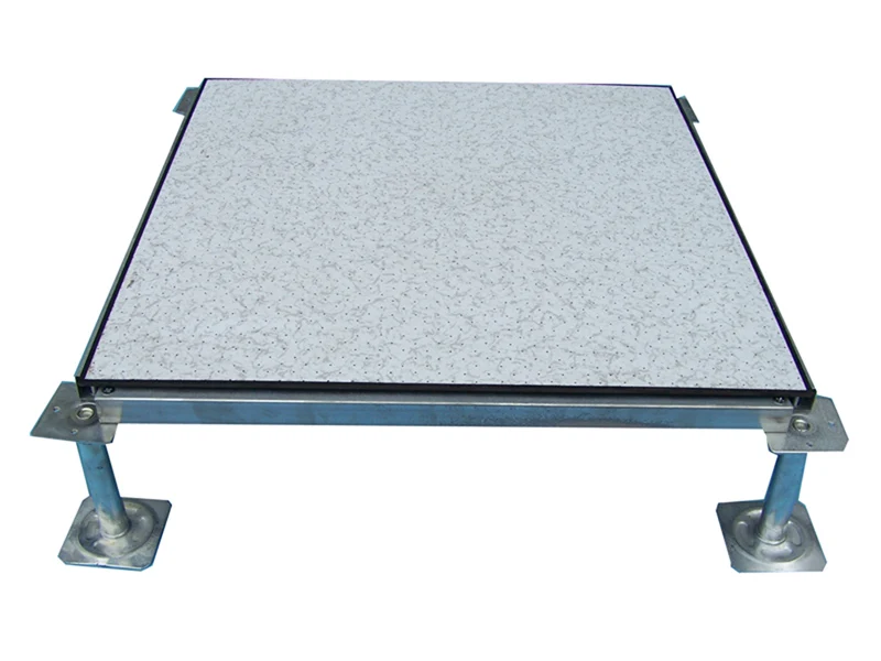 Anti-static steel raised access floor with HPL PVC Ceramic Finish tile