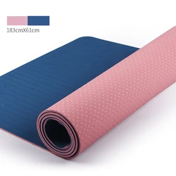 6mm Anti Slip Wholesale China Factory Price Eco Friendly Slight Defects TPE Yoga Mat