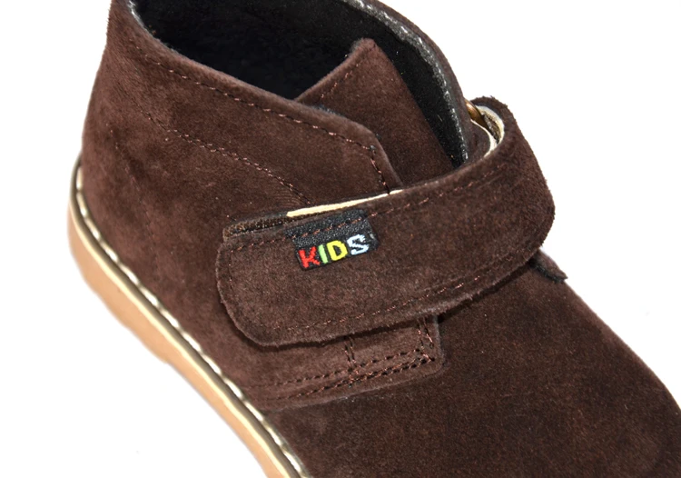 suede leather chuck chukka kid toddler ankle boots children footwear for autumn