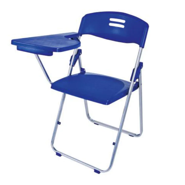 Hot sell modern school furniture conference student chair with writing tablet classroom chair with writing pad