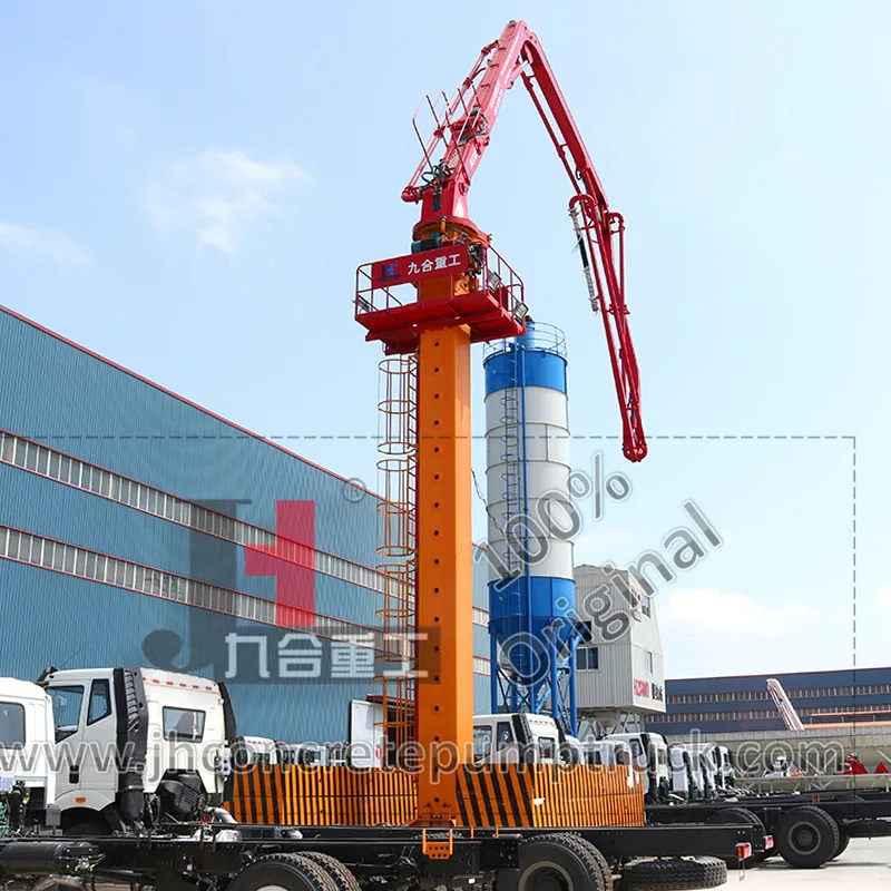 
Floor climbing Elevator well climbing concrete placing boom hydraulic concrete distributor! 