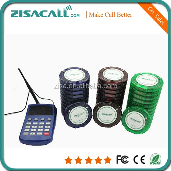 Беспроводная система вызова очереди службы управления передатчик является цифровая клавиатура