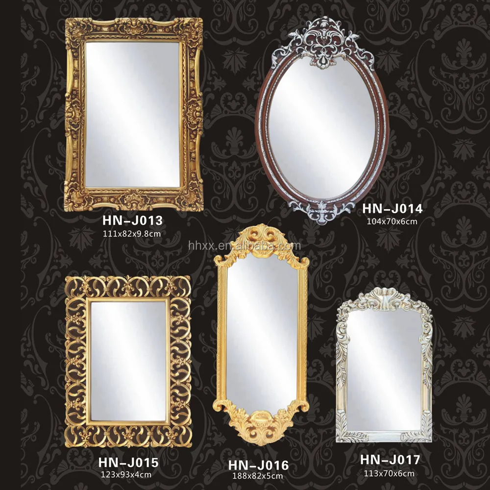 Gold color/European style PU mirror&photo frame