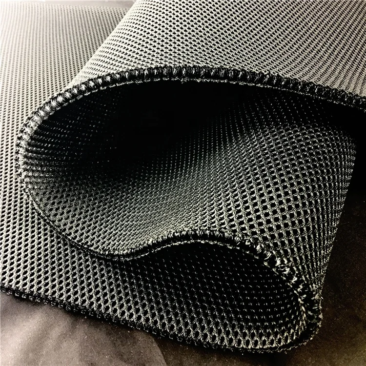 Eco safe 8mm breathable 3d air cool mesh fabric for tactical armor vest device, wheel chair cushion