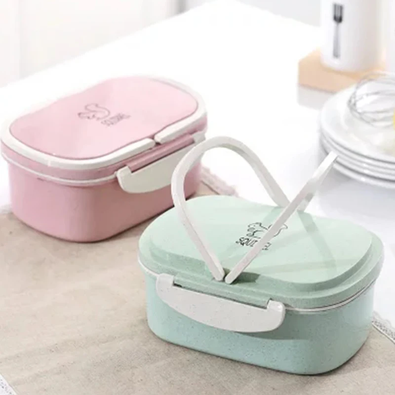950ml rectangle hot lunch bento box lunch with handle