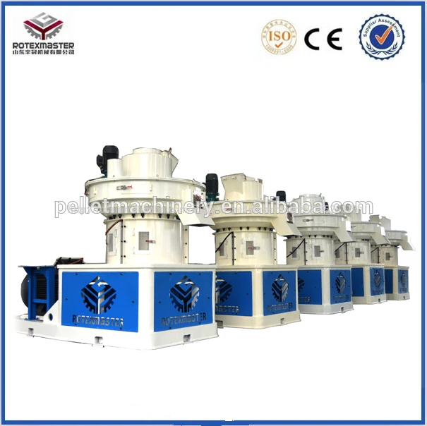 Вертикальная кольцо умирают гранулятор 4 8мм 1,5 тонны в час